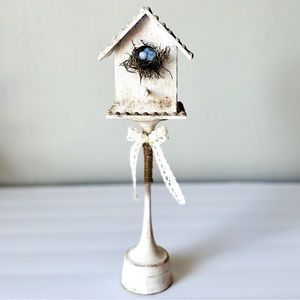 Distressed Handmade Spring Birdhouse